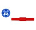 Test Adapter Banana Socket 4 mm - Banana Socket 4 mm 36A 1kVAC 1kVDC 53mm Red